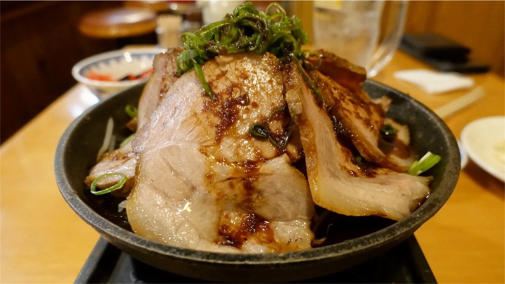 本郷三丁目 麺や 福十八 鉄板焼きチャーシュー