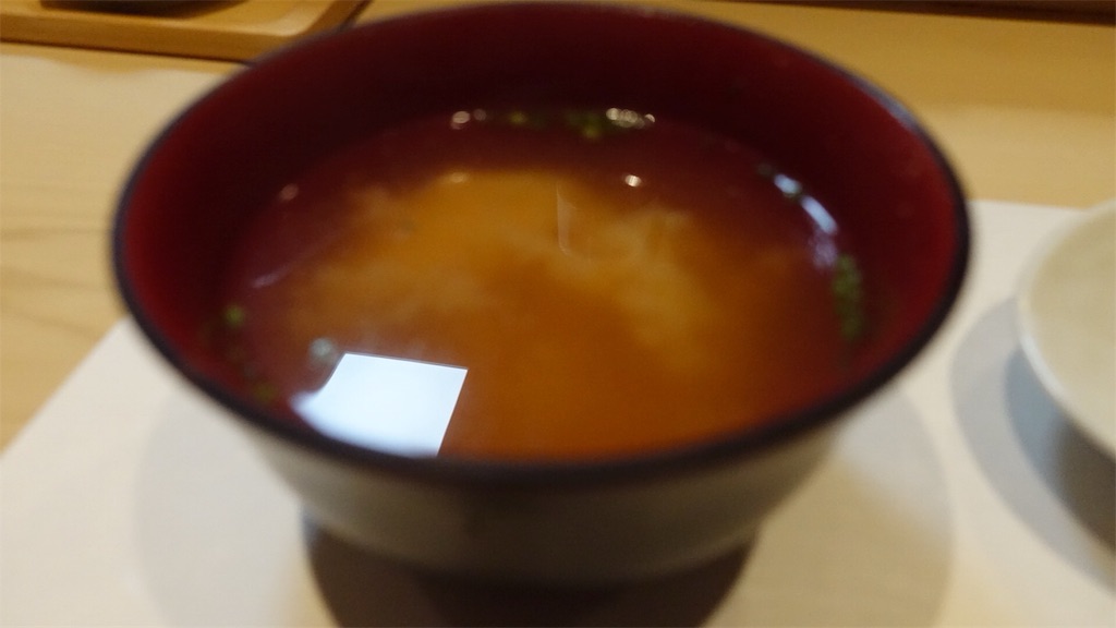 下北沢 鮨 福元 味噌汁