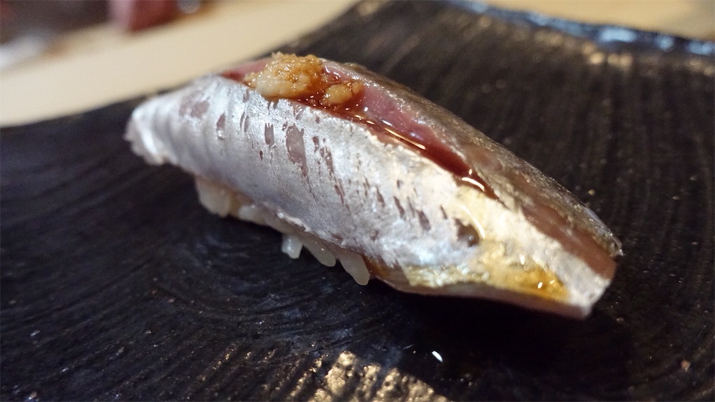 下北沢 鮨 福元 鯵