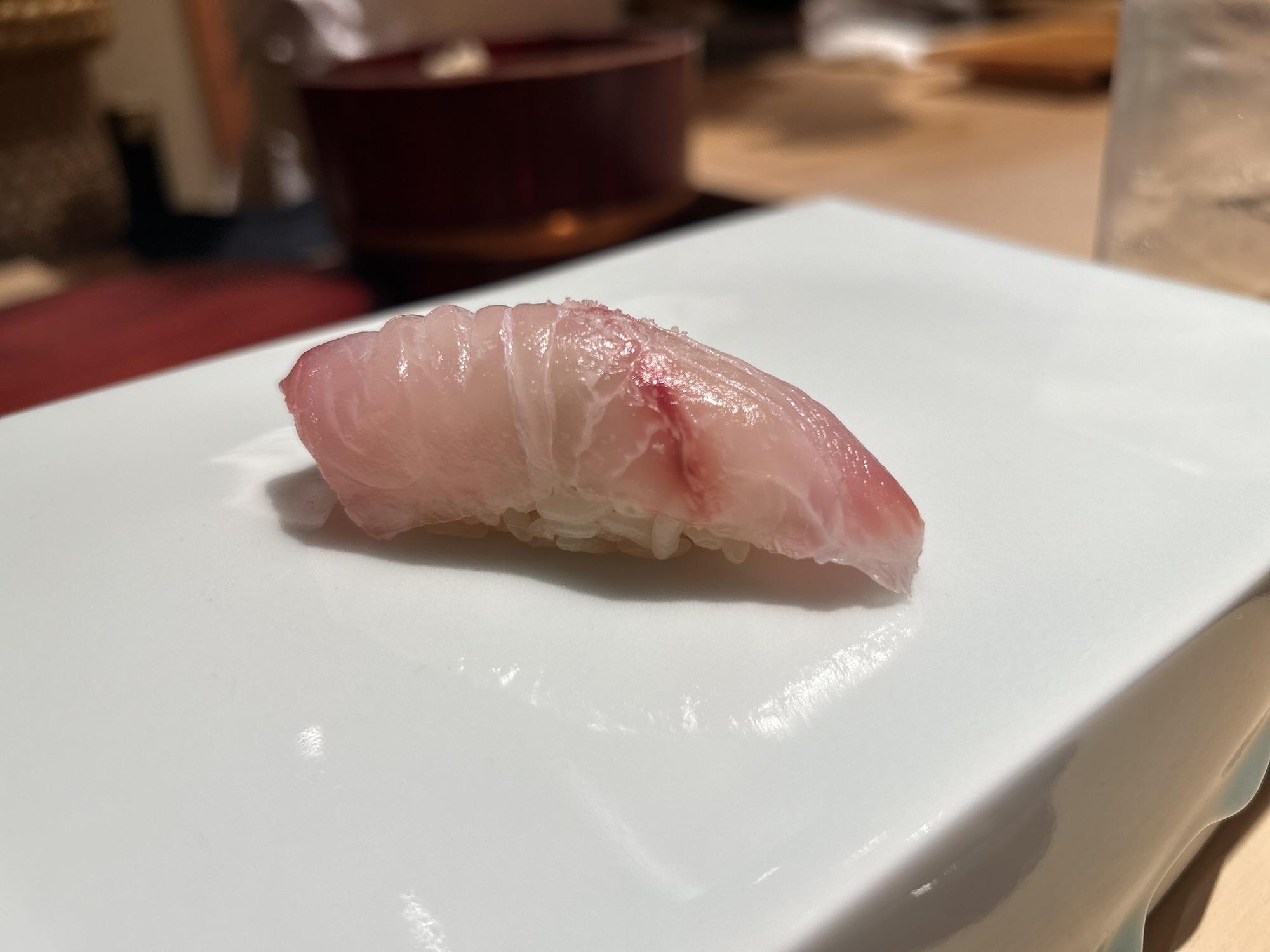 銀座 鮨 門わき 白星フエフキダイ