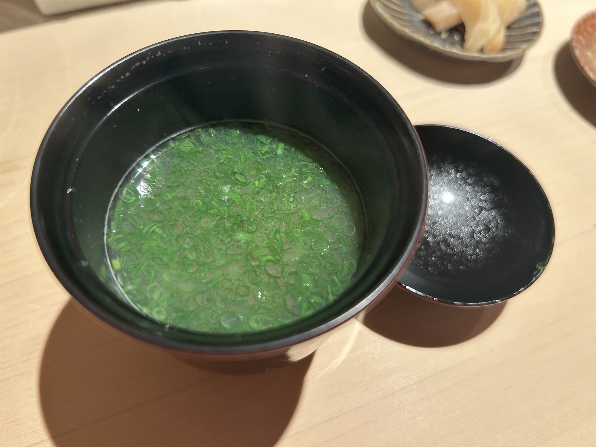 銀座 鮨 門わき 味噌汁