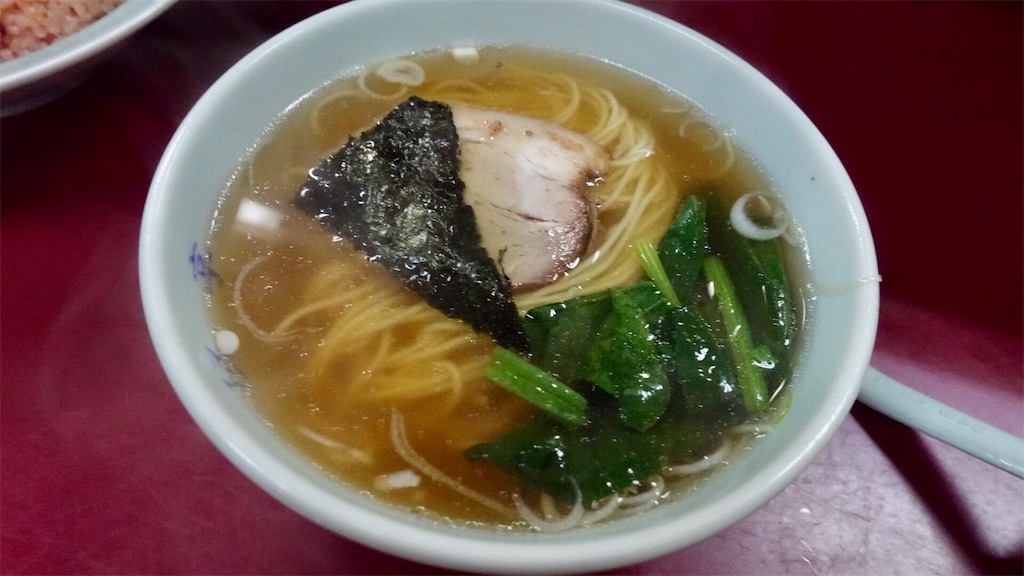 下北沢 珉亭 半ラーメン