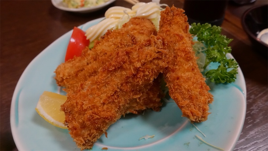 神田 福一 アジフライ