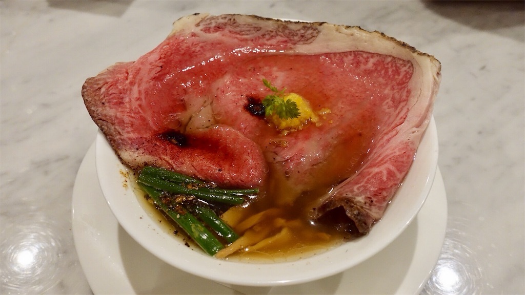 新宿 メンショー サンフランシスコ A5黒毛和牛醤油らぁめん