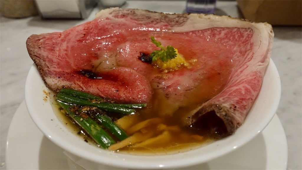 新宿 メンショー サンフランシスコ A5黒毛和牛醤油らぁめん