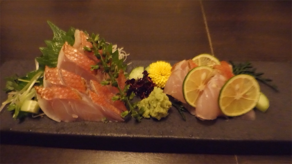 表参道 隠れ房 南青山店 金目鯛のお造り