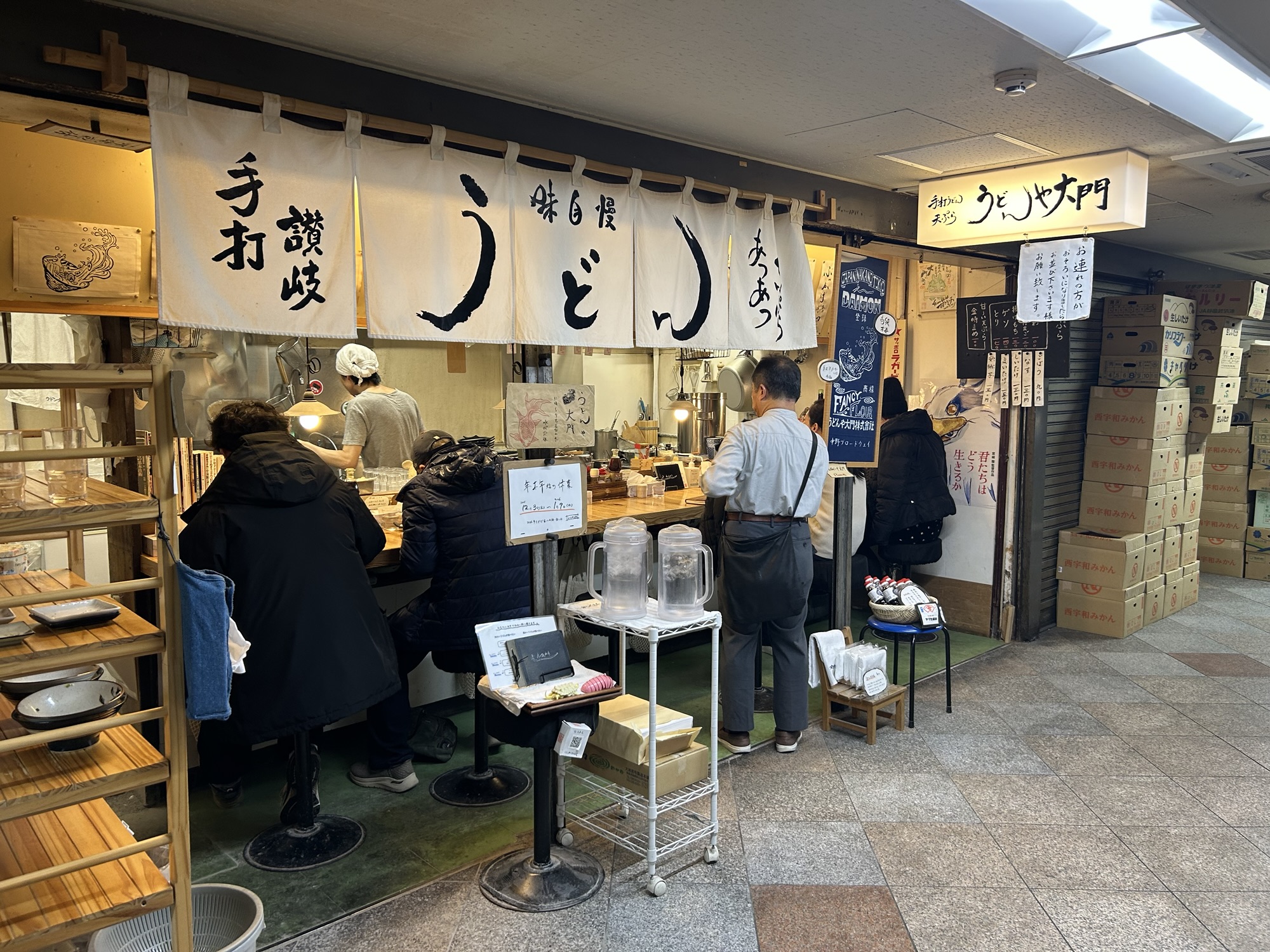 中野 うどんや大門 外観