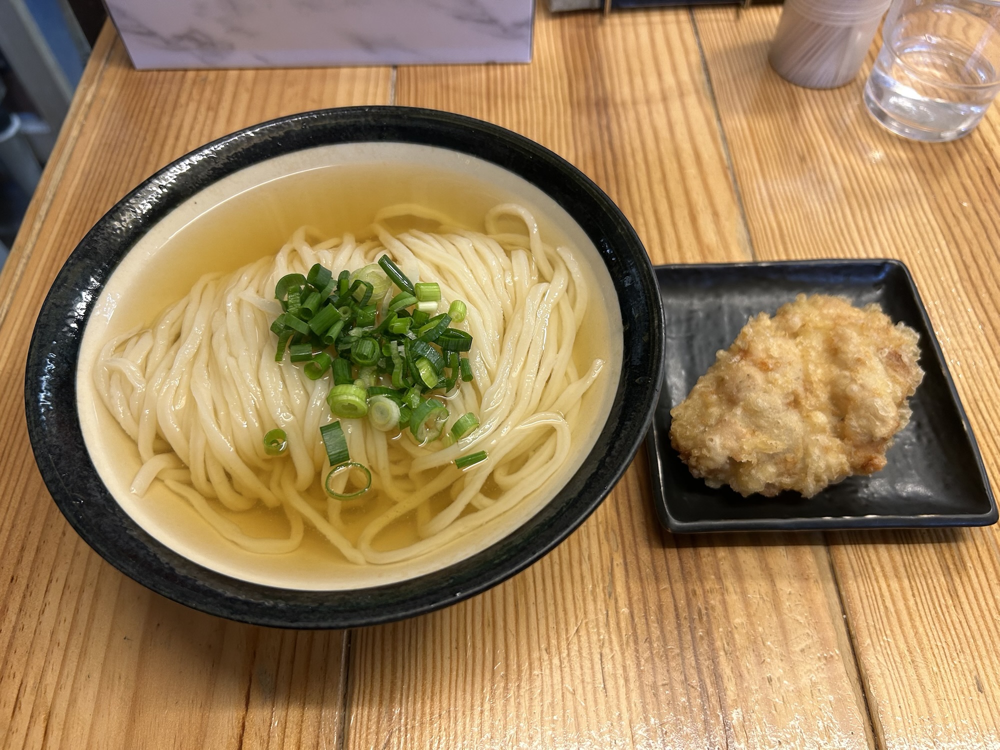 中野 うどんや大門 ひやかけ とり