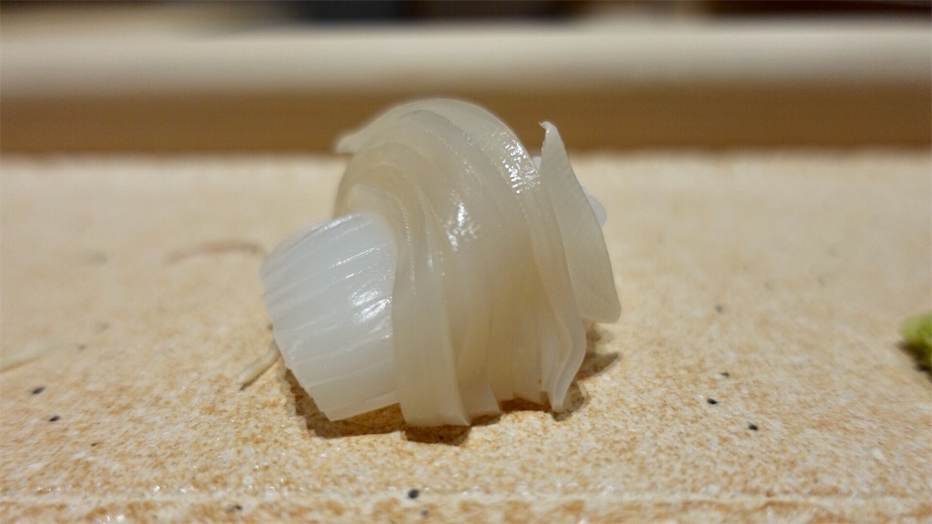 銀座 すし 誠 ヤリイカ