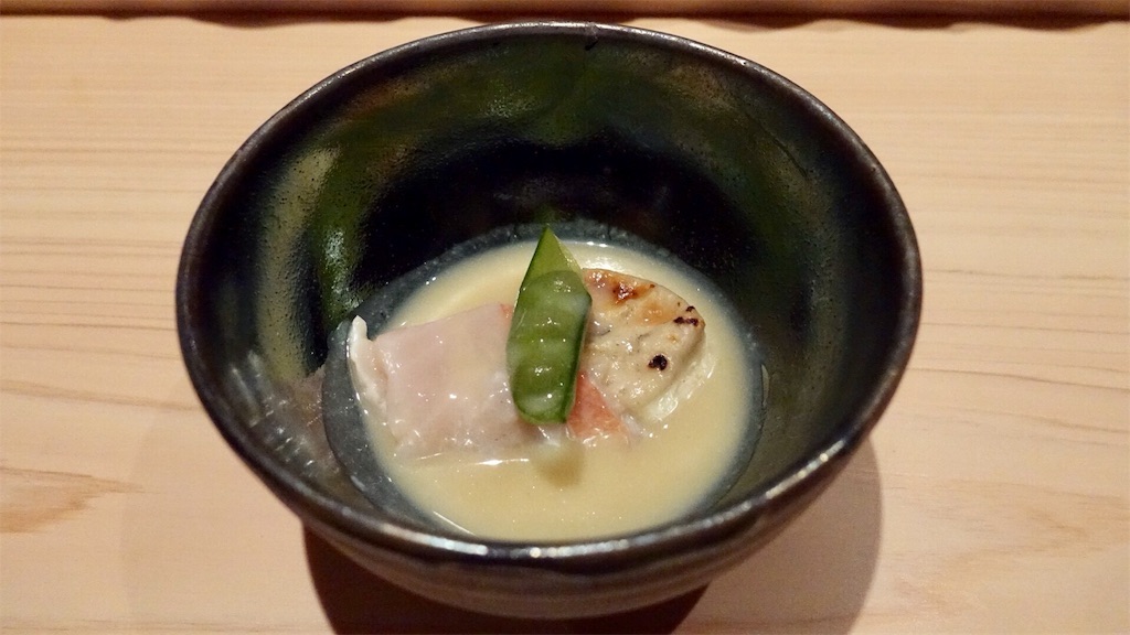 広尾 熟成鮨 万 鱈の白子と金目鯛の酒粕