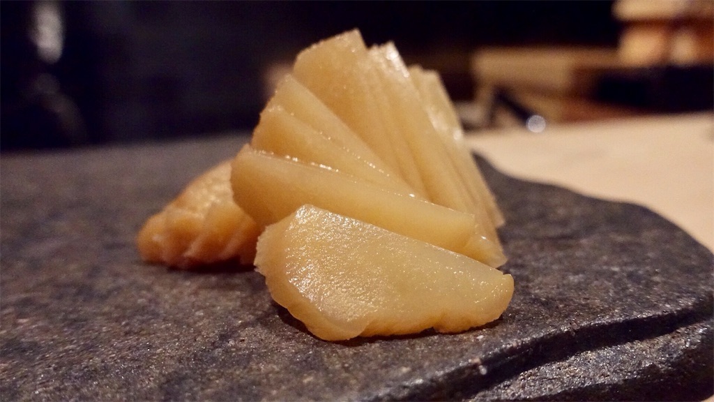 広尾 熟成鮨 万 ガリ