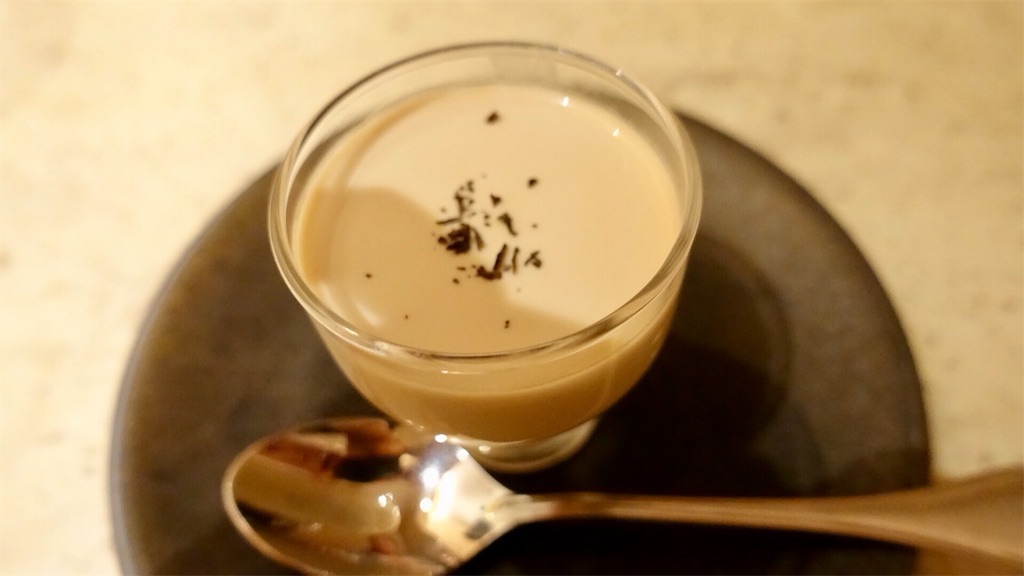 六本木 和牛肉割烹 格之進82 ほうじ茶のパンナコッタ