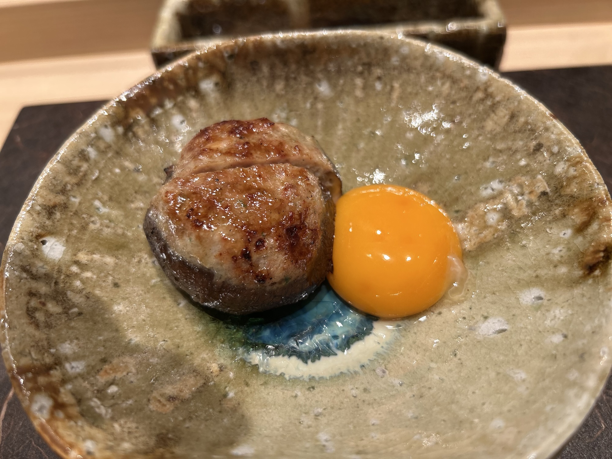 麻布十番 西囃子 椎茸の肉詰め