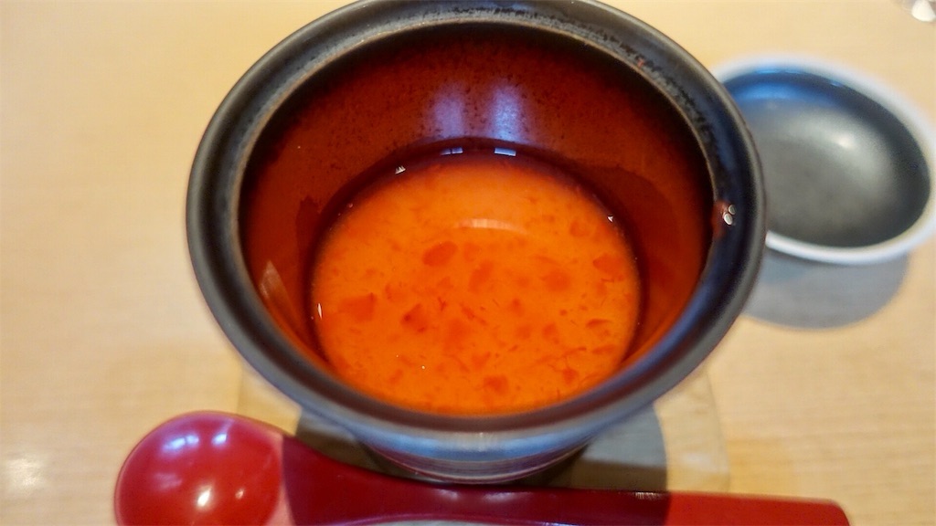 富山 鮨人 梅酢餡の茶碗蒸し