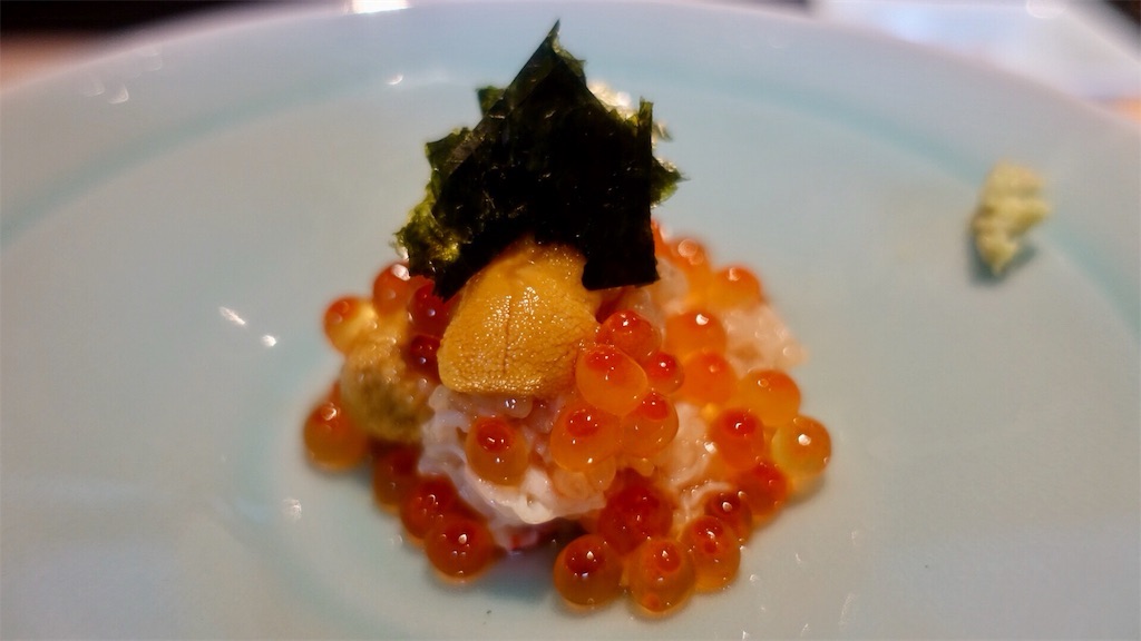 富山 鮨人 紅ズワイガニのばらちらし