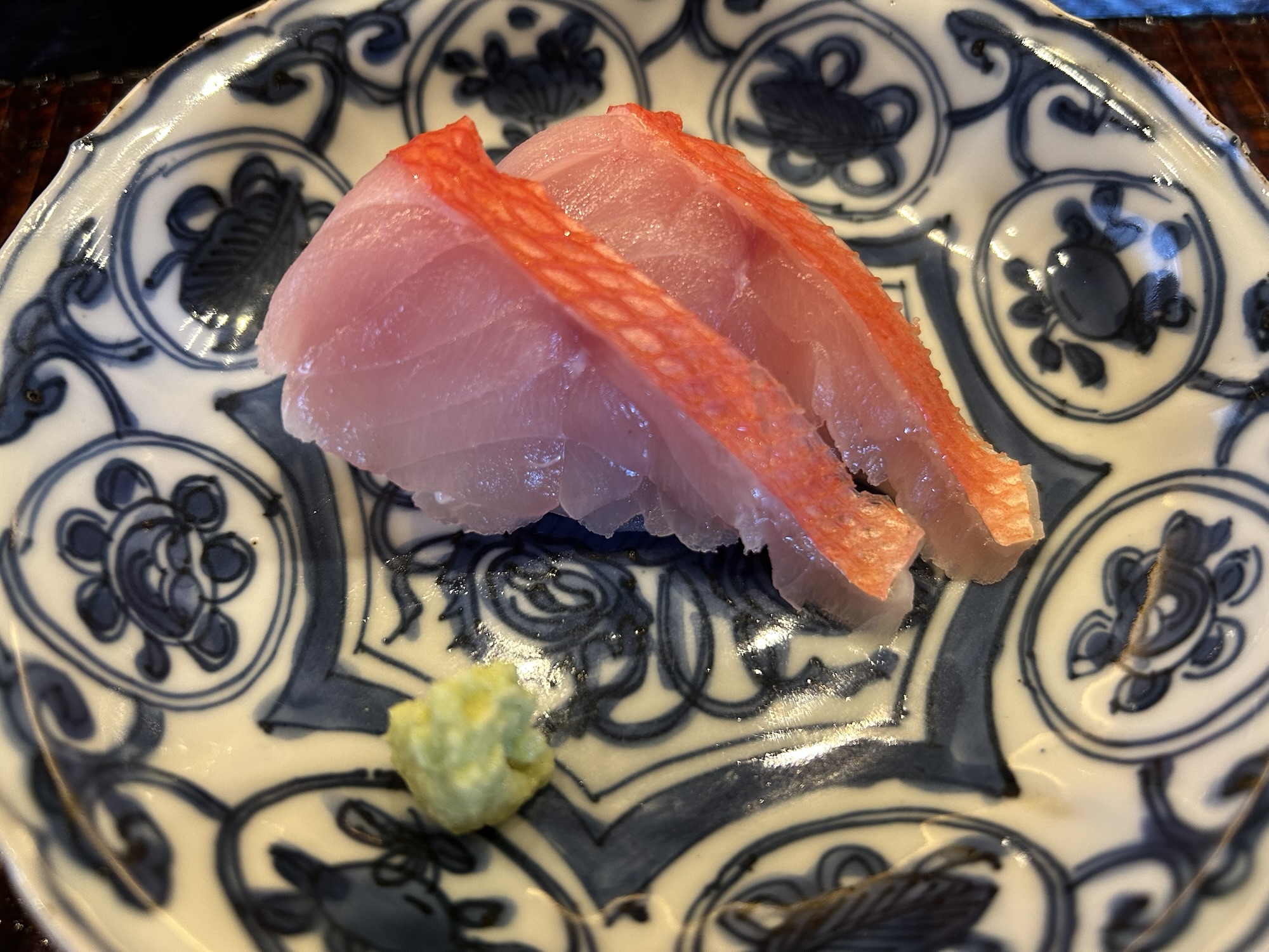 鎌倉 北じま 金目鯛の刺身