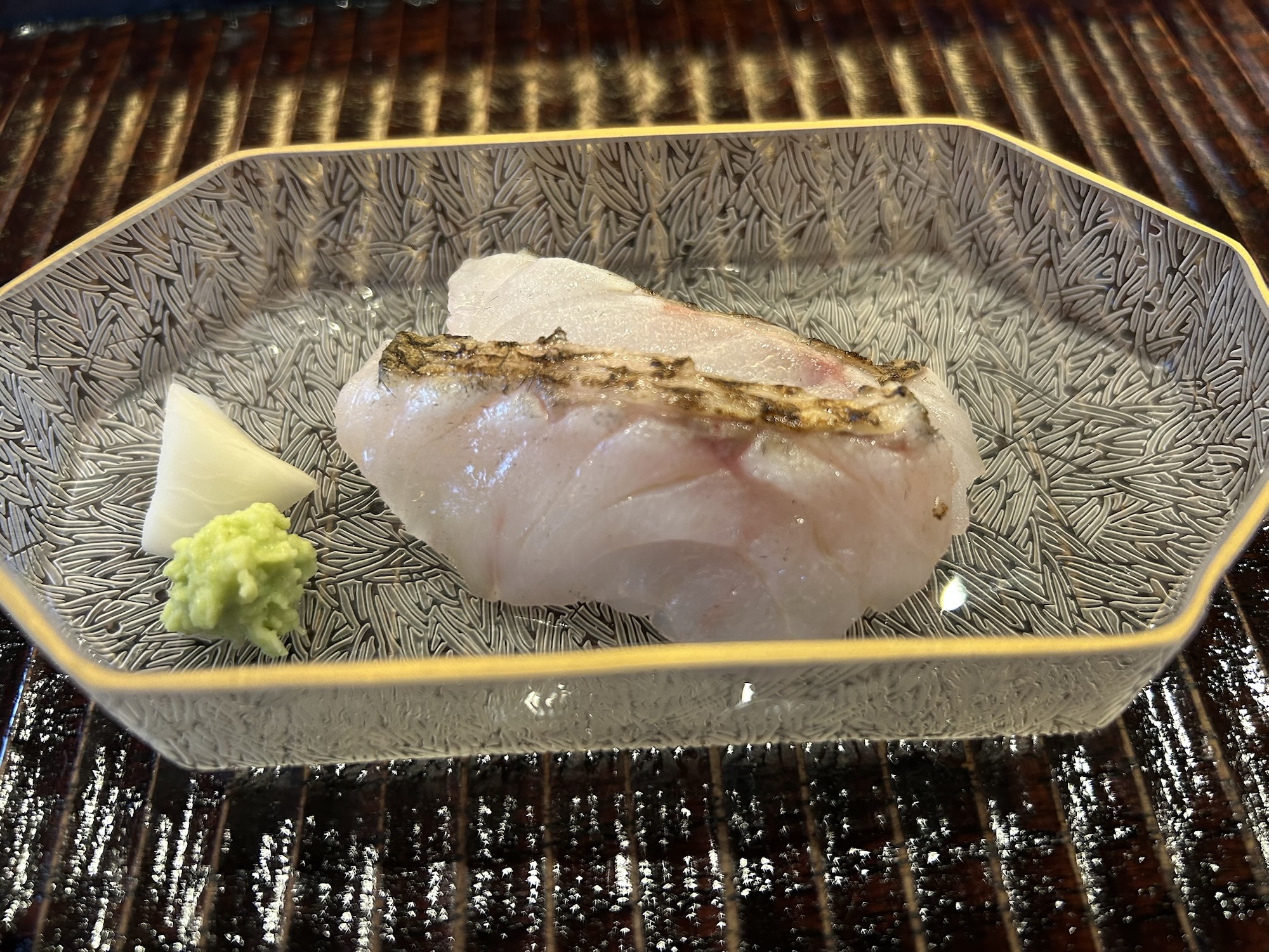 鎌倉 北じま アカムツの刺身