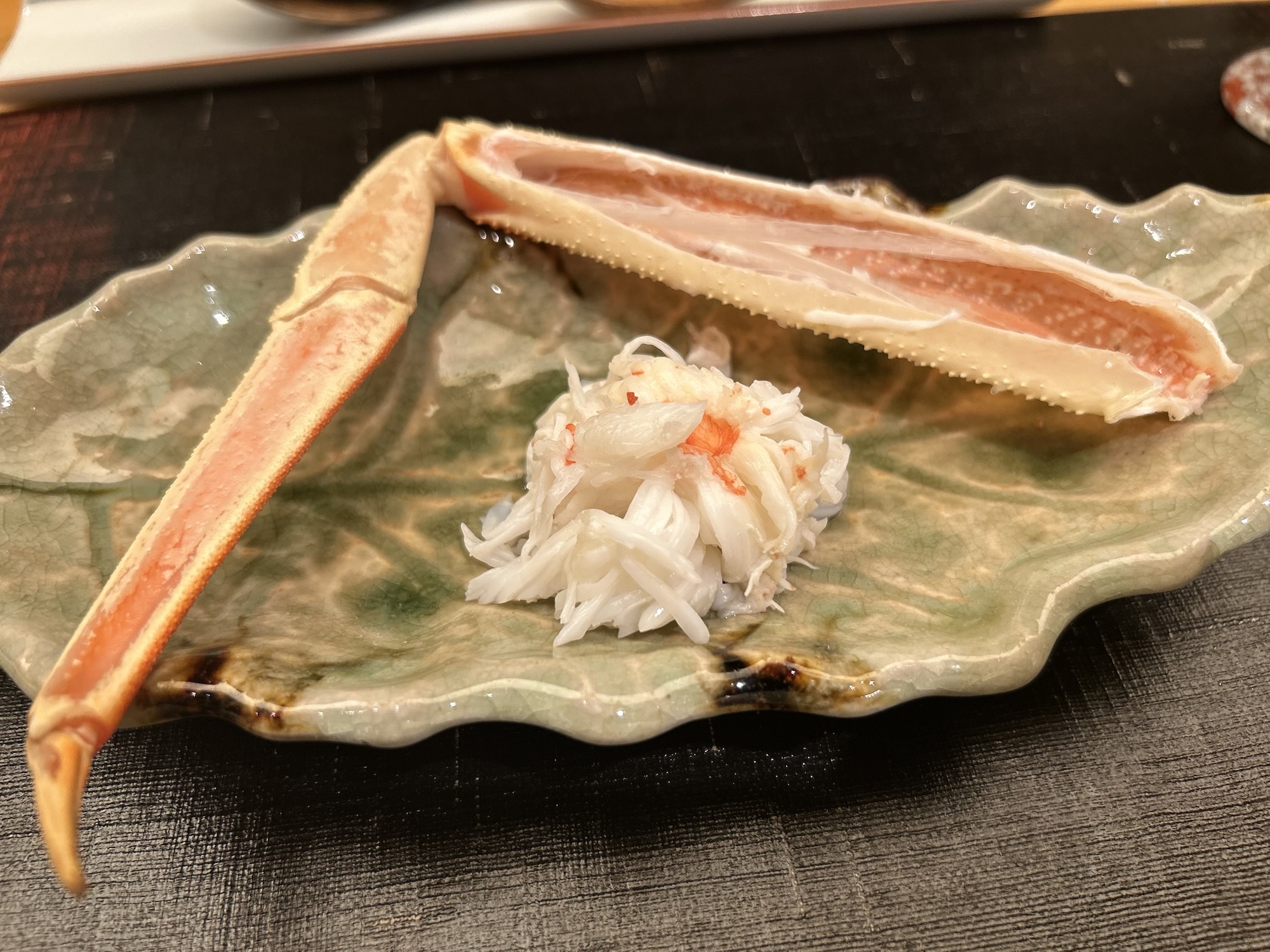 銀座 粋京 松葉蟹