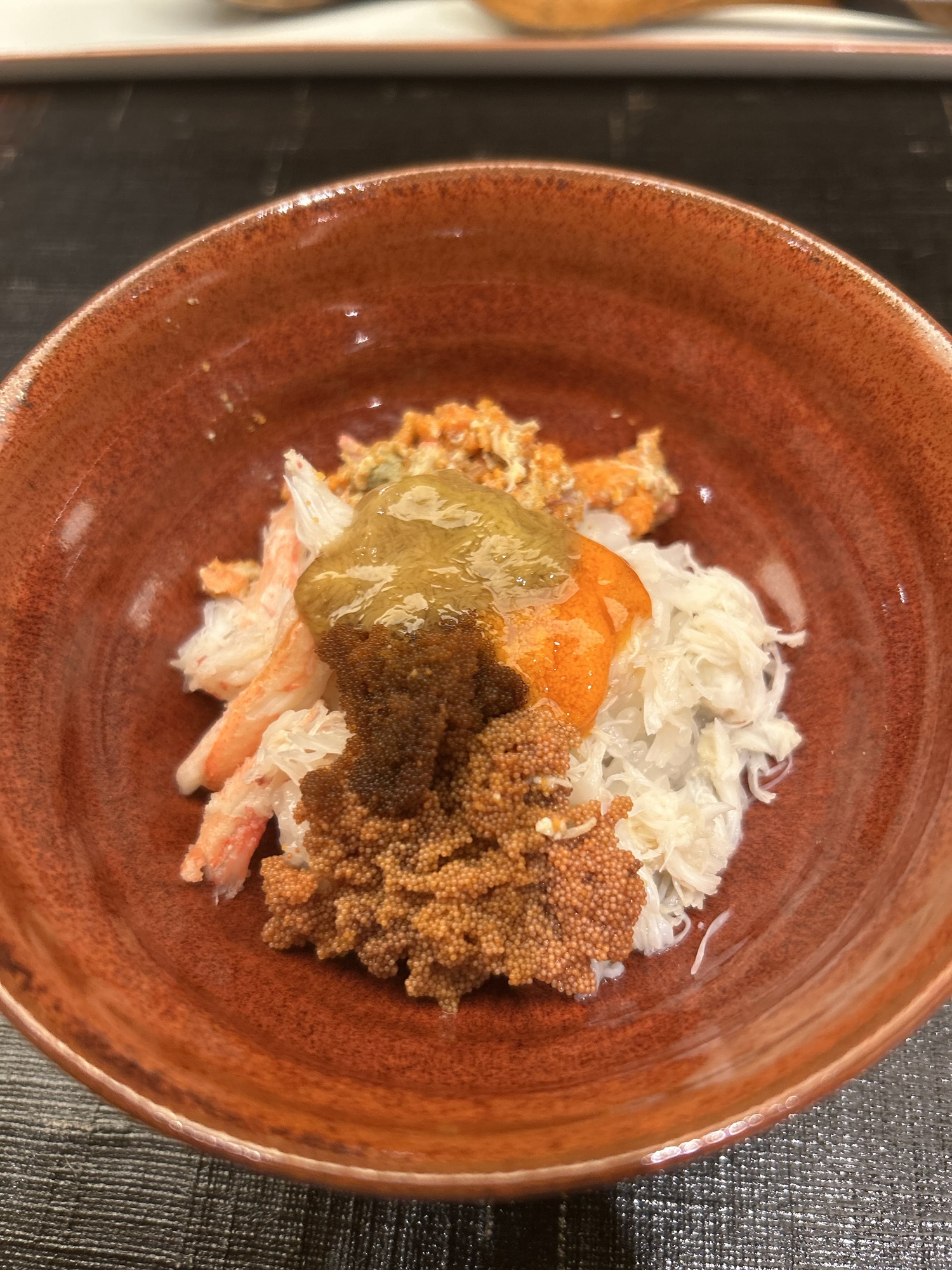 銀座 粋京 香箱蟹丼