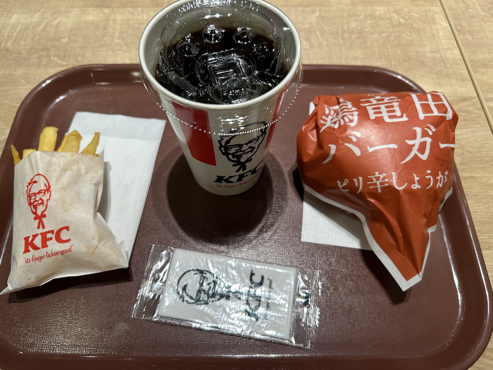 ケンタッキー 鶏竜田バーガーピリ辛しょうが