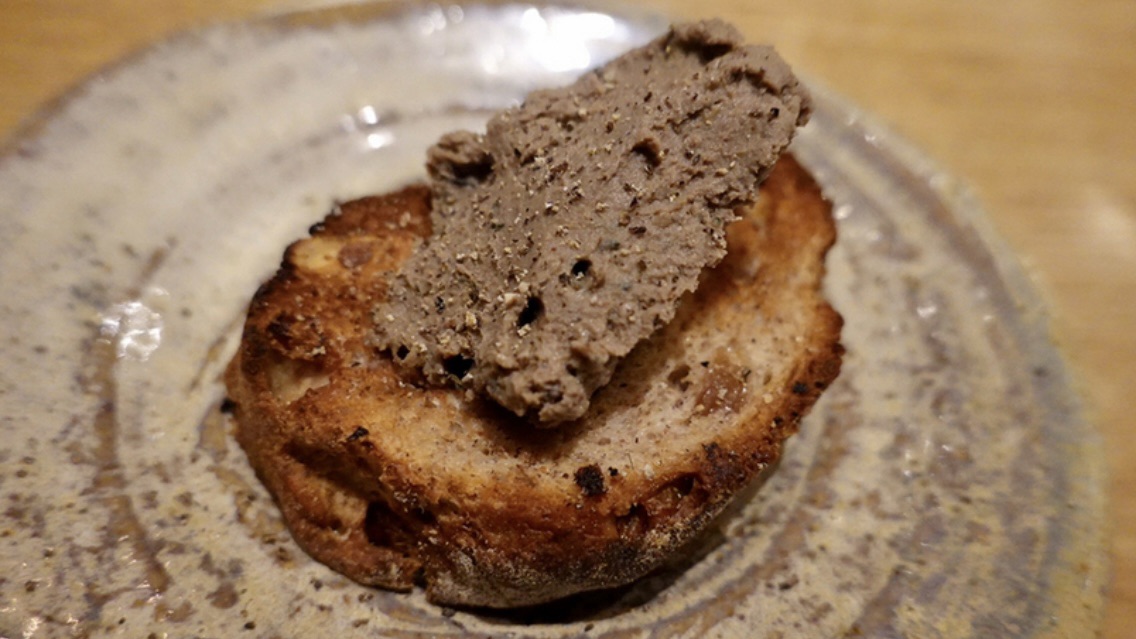 梅ヶ丘 やきとりshira レバーパテ