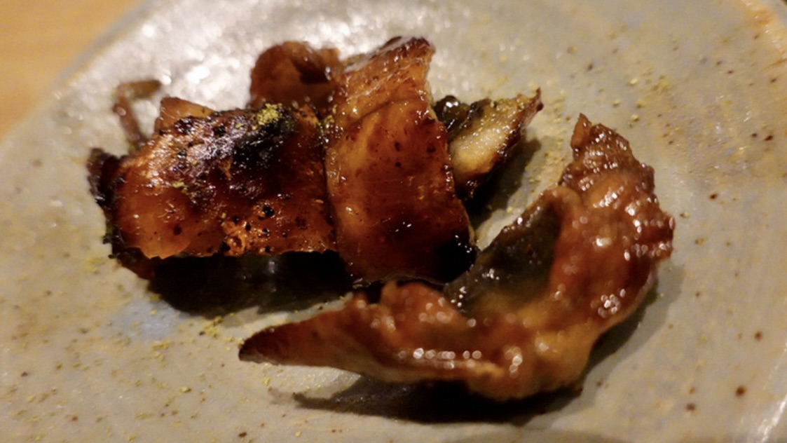 梅ヶ丘 やきとりshira 皮焼き