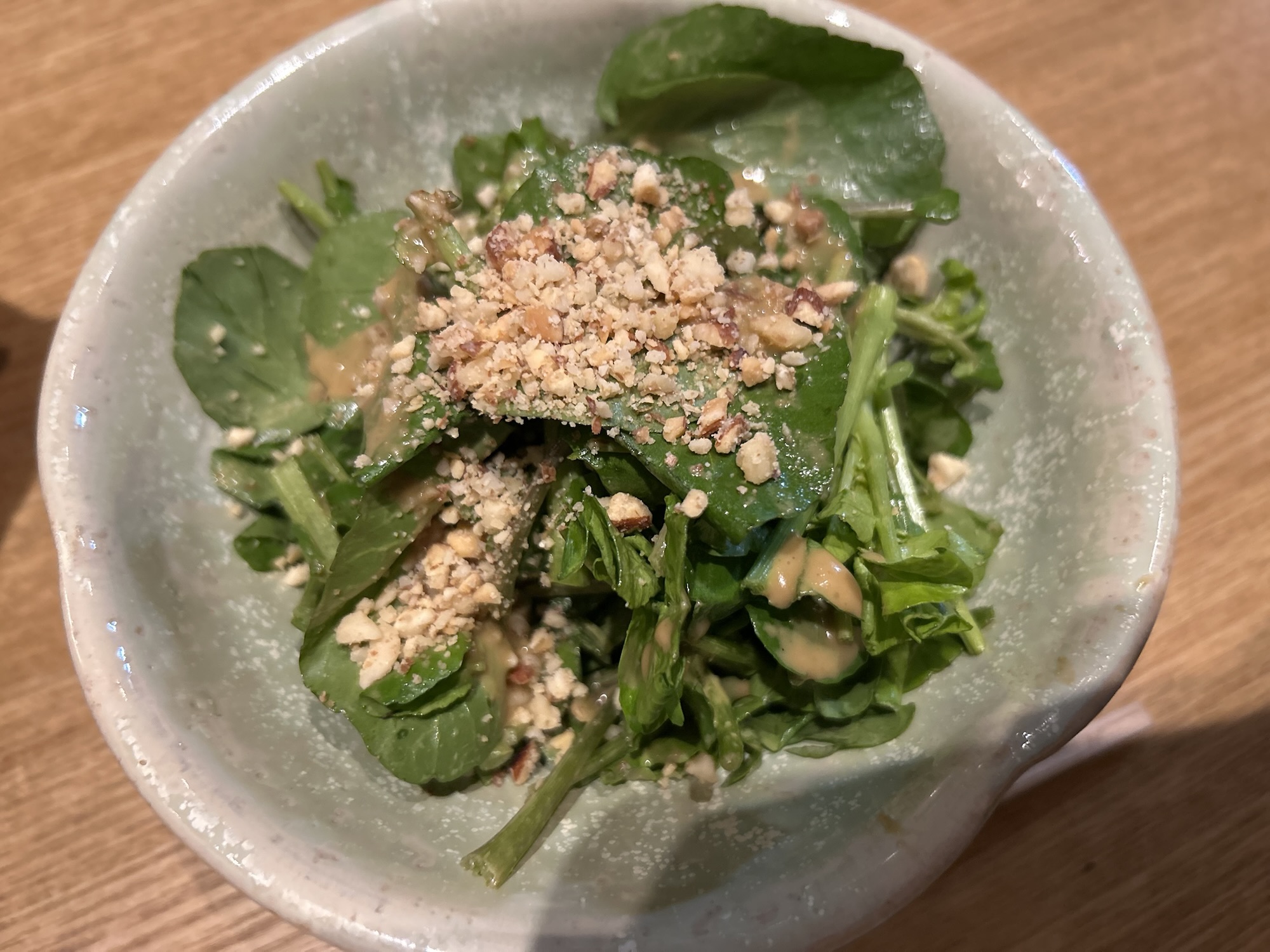 梅ヶ丘 やきとりshira クレソンサラダ