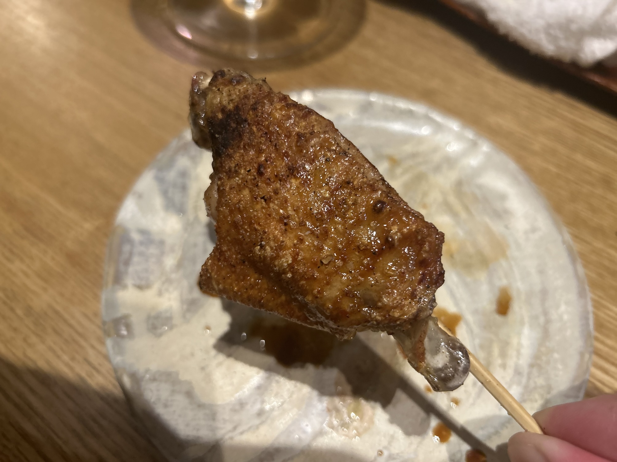 梅ヶ丘 やきとりshira 手羽先