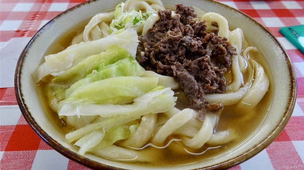 富士吉田 みうらうどん 肉うどん