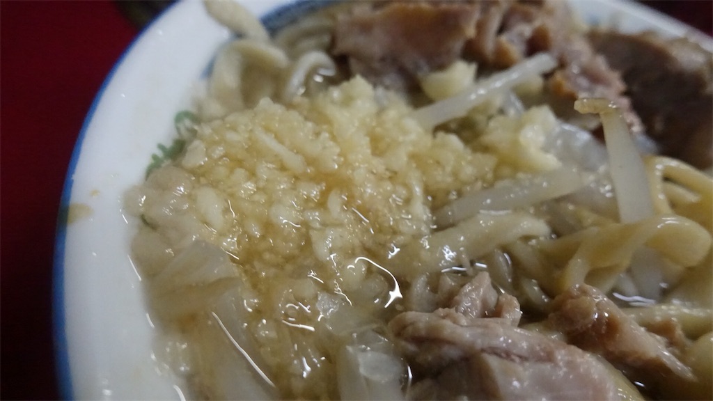 目黒 ラーメン二郎 目黒店 小ラーメン
