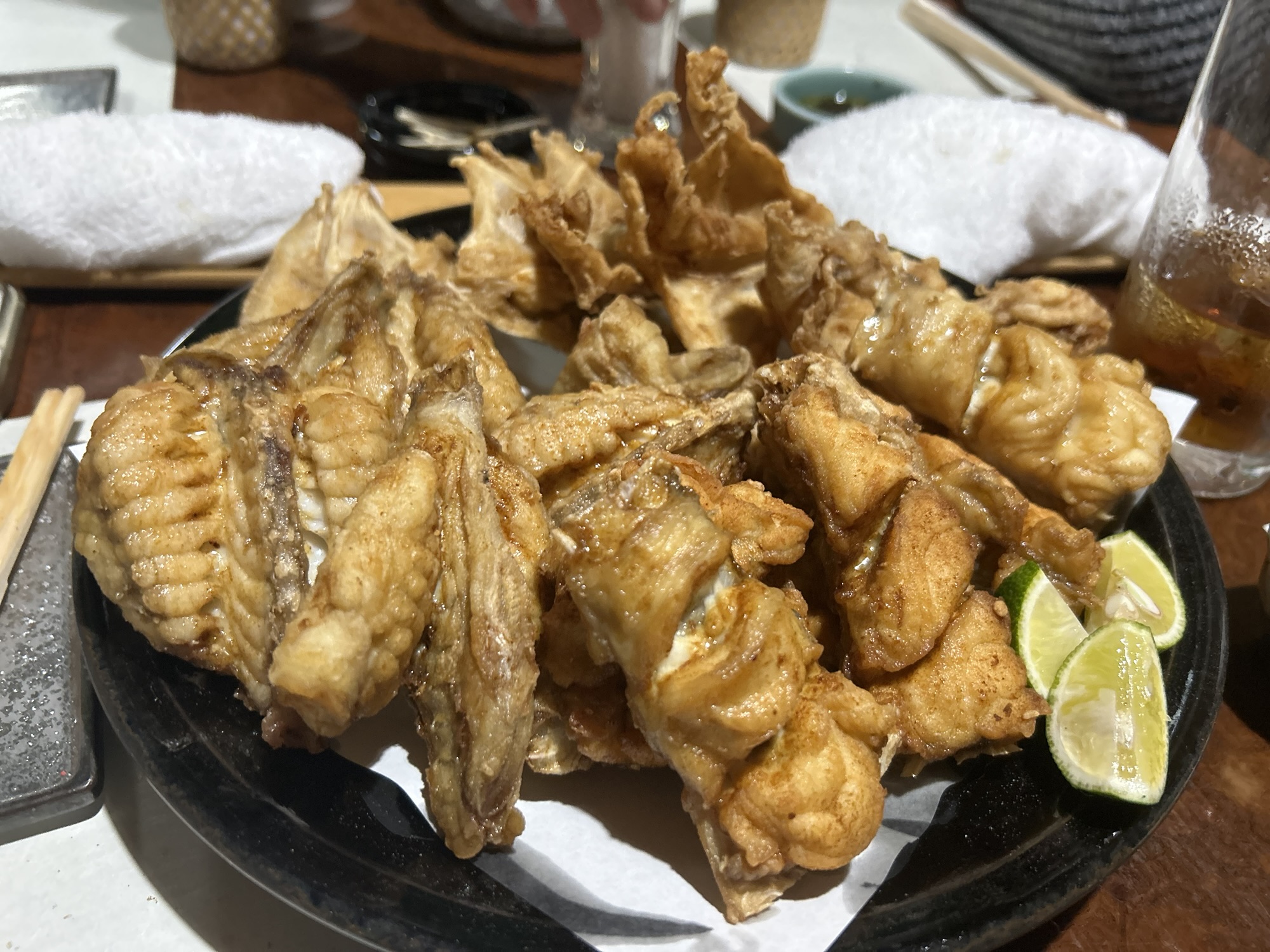 麻布十番 小やなぎ ふぐの唐揚げ