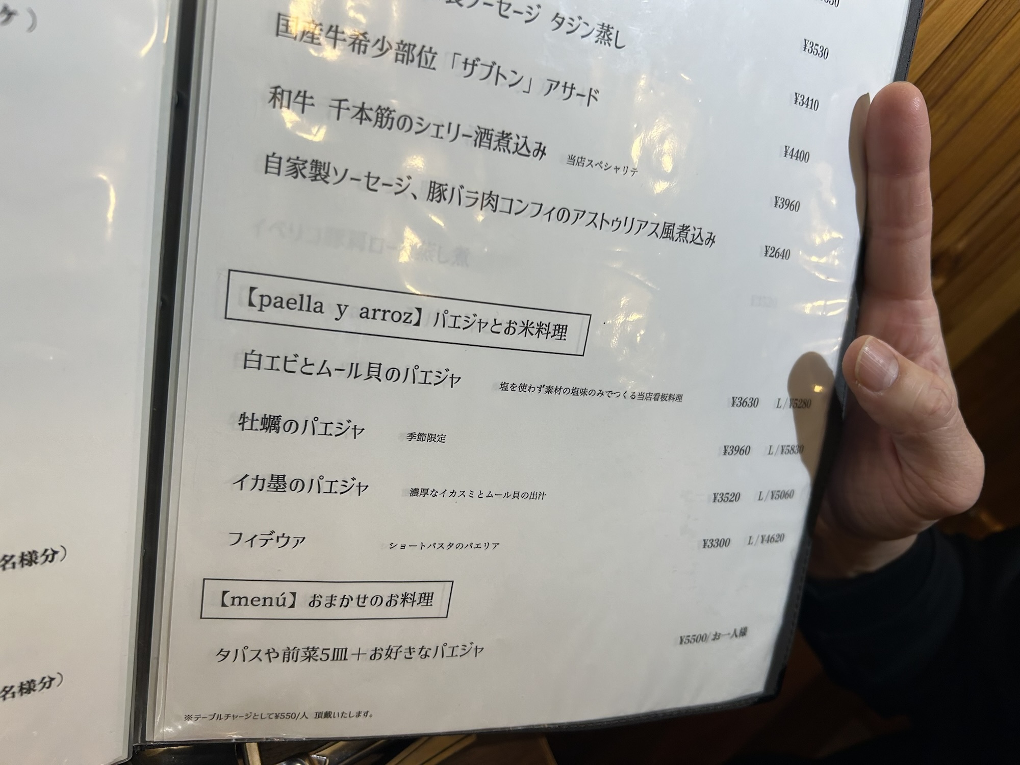 神泉 ミネバル メニュー