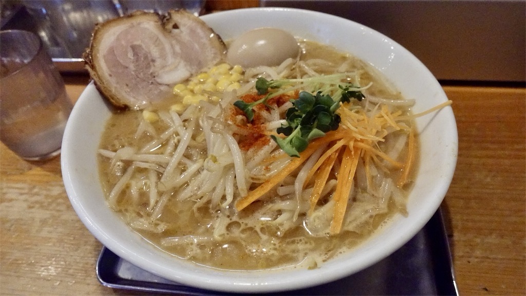 f:id:ikkoshinagawa:20181004114620j:image 武蔵小金井 味噌蔵らーめん まるしゅう 味噌ラーメン