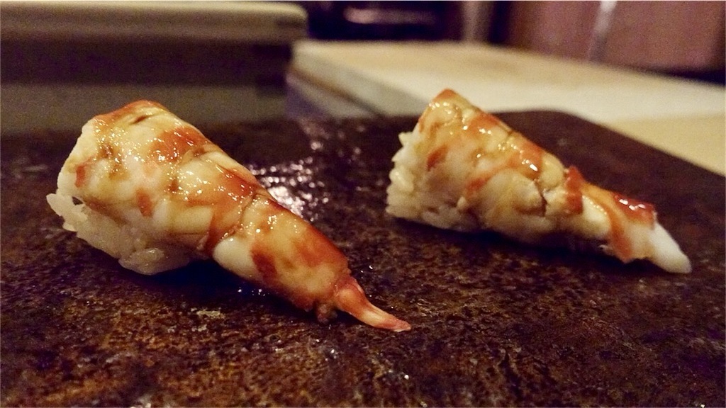 f:id:ikkoshinagawa:20180910212551j:image 北新地 鮨 ほしやま 車海老