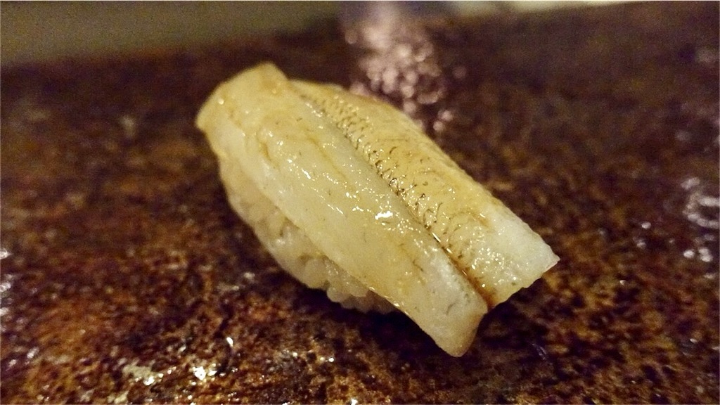 f:id:ikkoshinagawa:20180910212536j:image 北新地 鮨 ほしやま 鱚