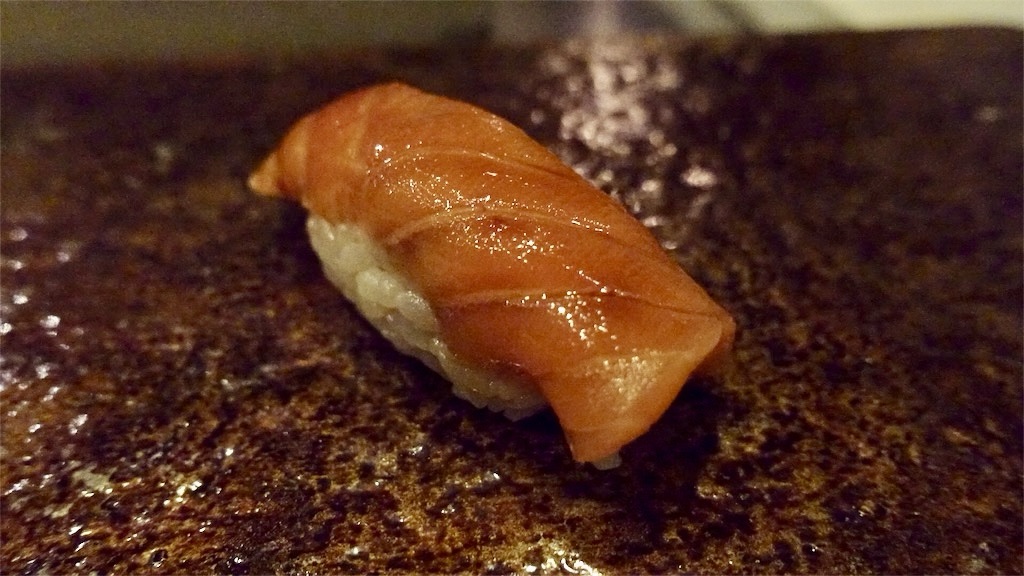 f:id:ikkoshinagawa:20180910212507j:image 北新地 鮨 ほしやま 鱒