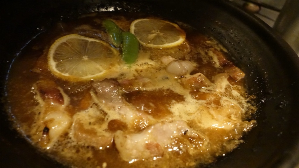 渋谷 宇田川 紫扇 岩中豚のレモン生姜バター焼き