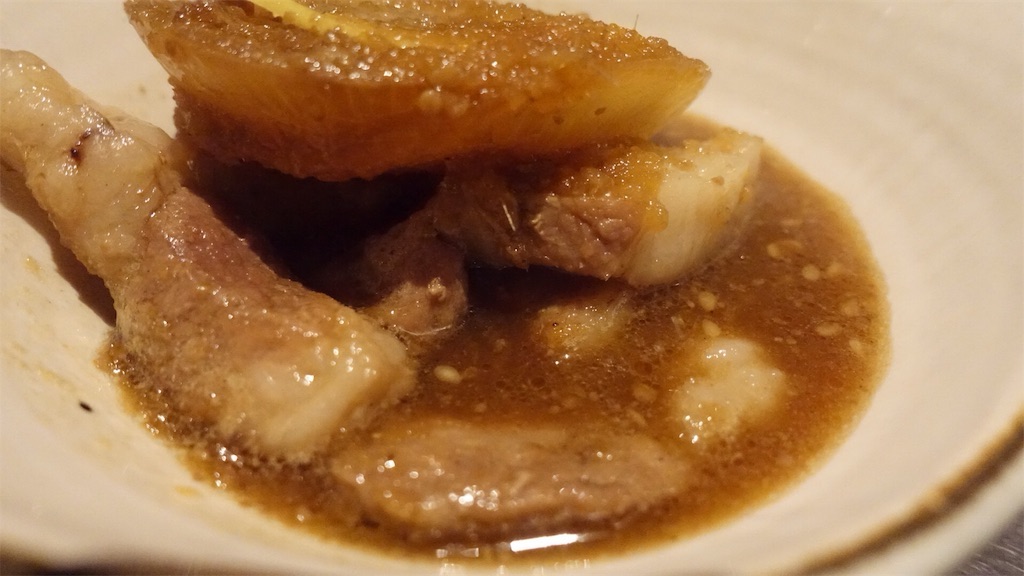 渋谷 宇田川 紫扇 岩中豚のレモン生姜バター焼き