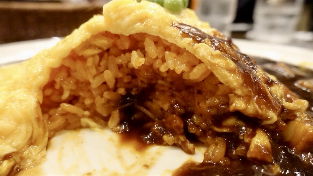 調布 洋食亭 ブラームス トリエ京王調布店 花咲オムライス