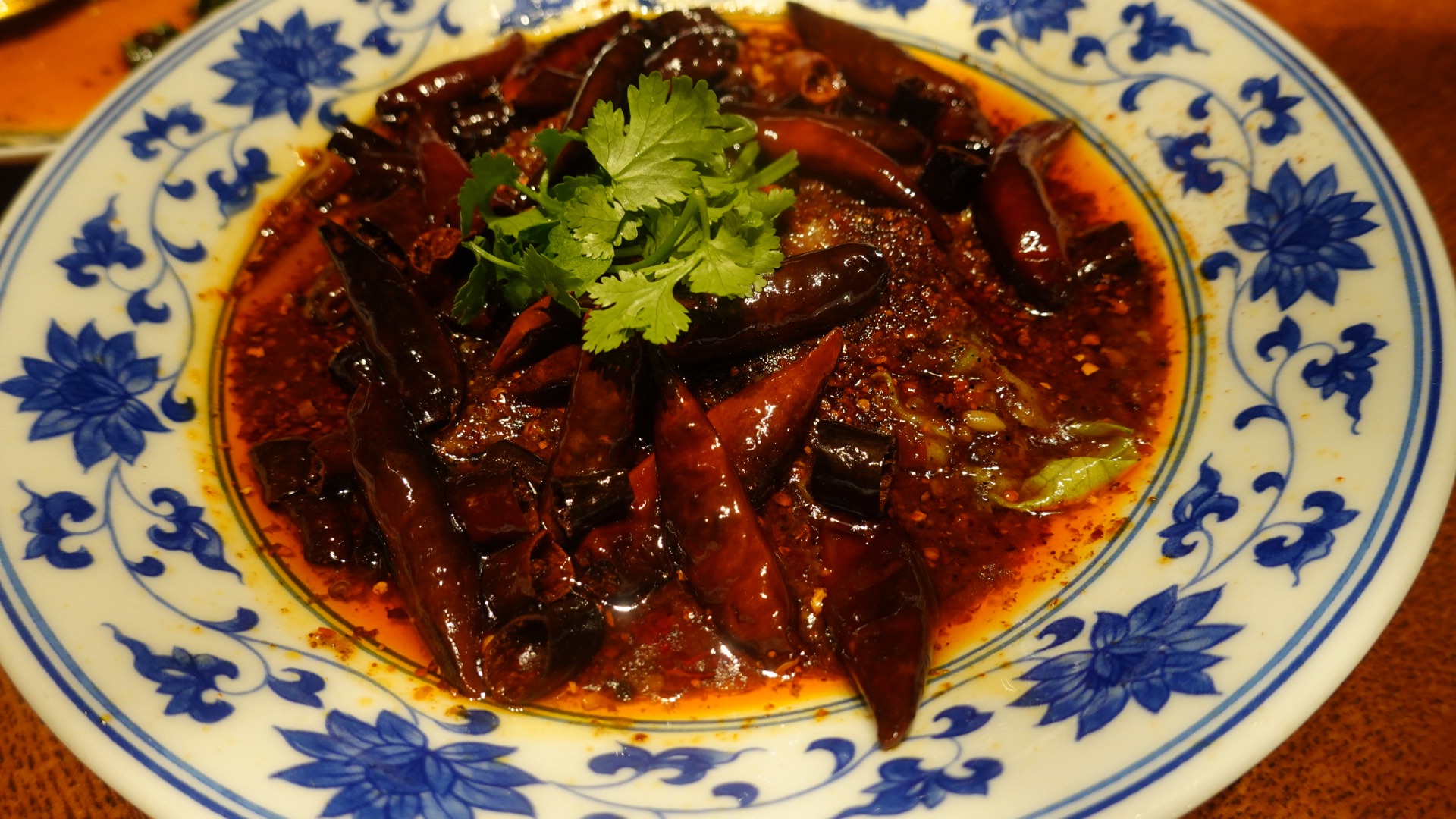 六本木 老四川 飄香小院 四川名菜 牛肉の激辛煮