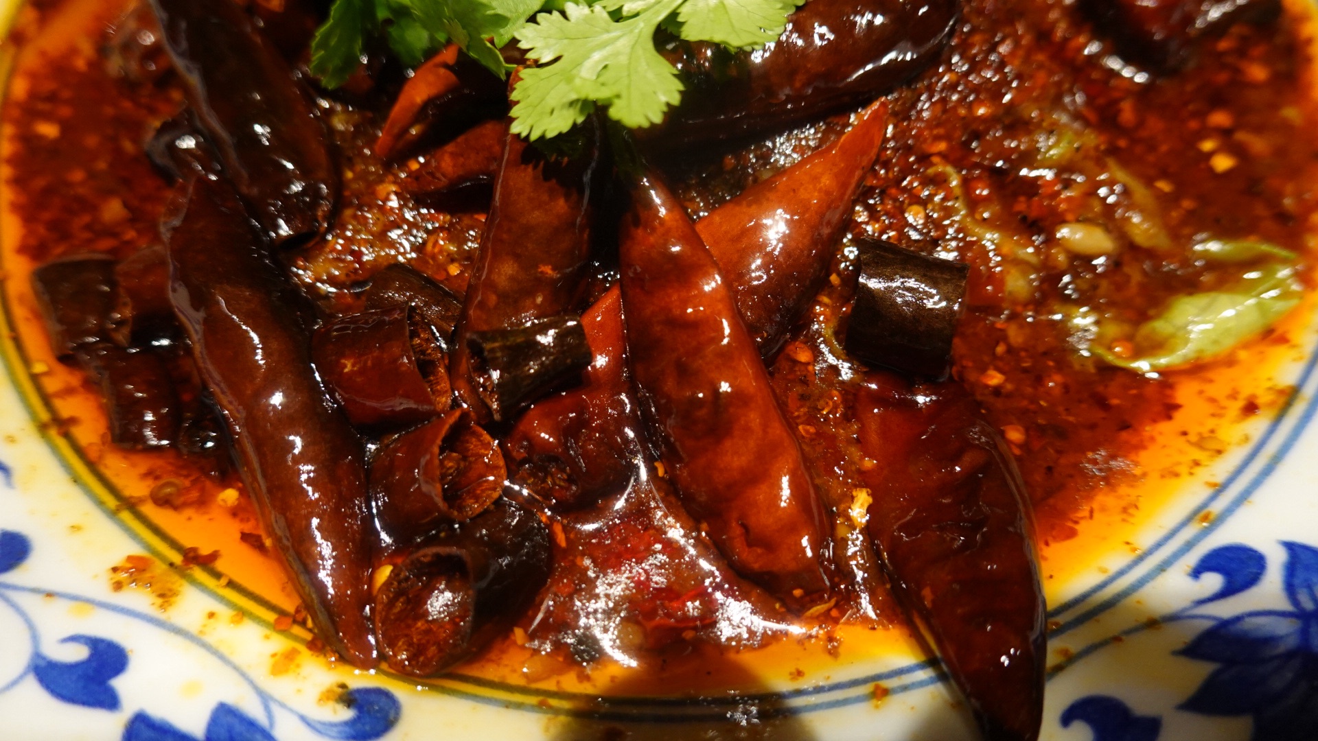 六本木 老四川 飄香小院 四川名菜 牛肉の激辛煮