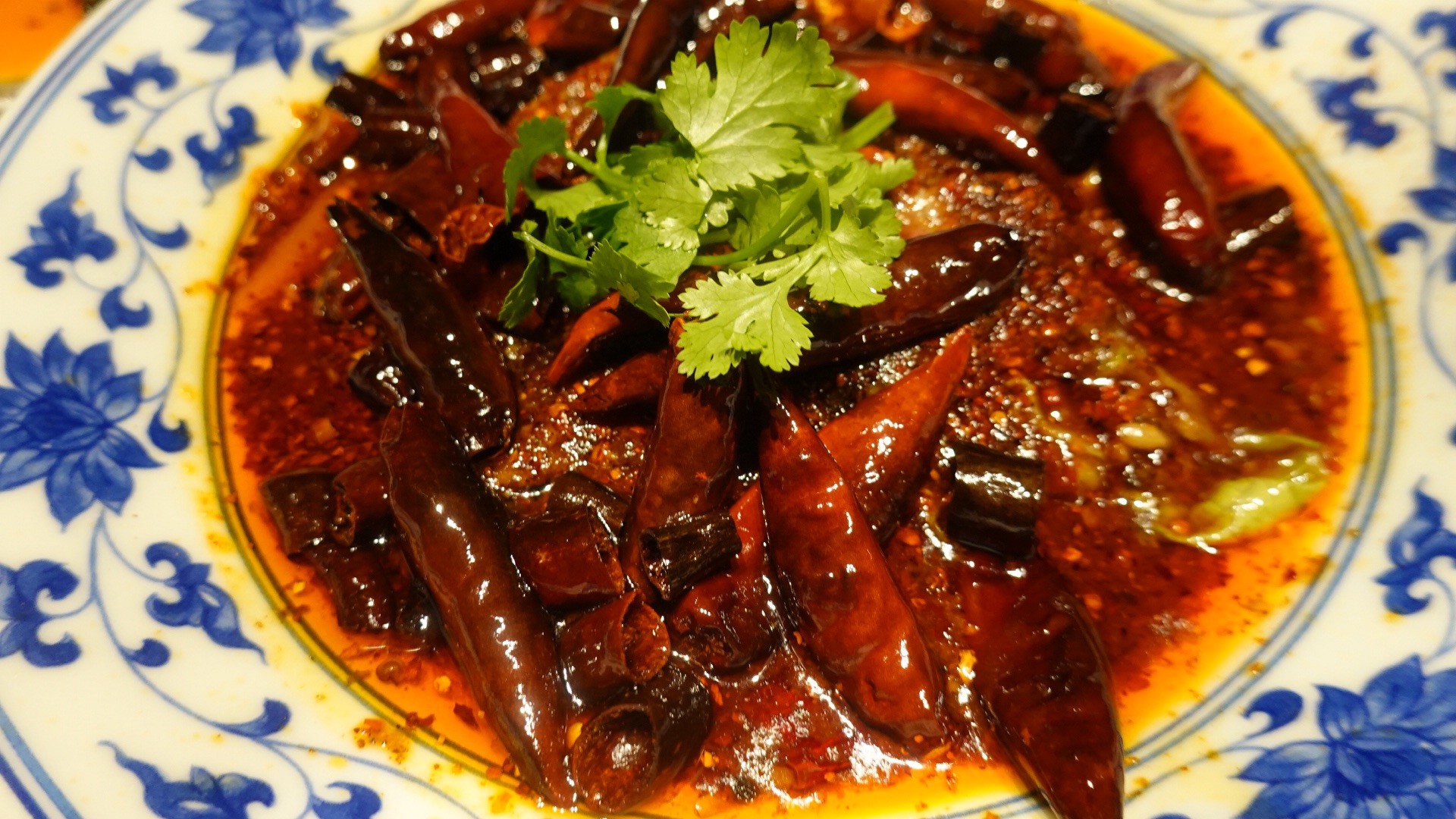 六本木 老四川 飄香小院 四川名菜 牛肉の激辛煮