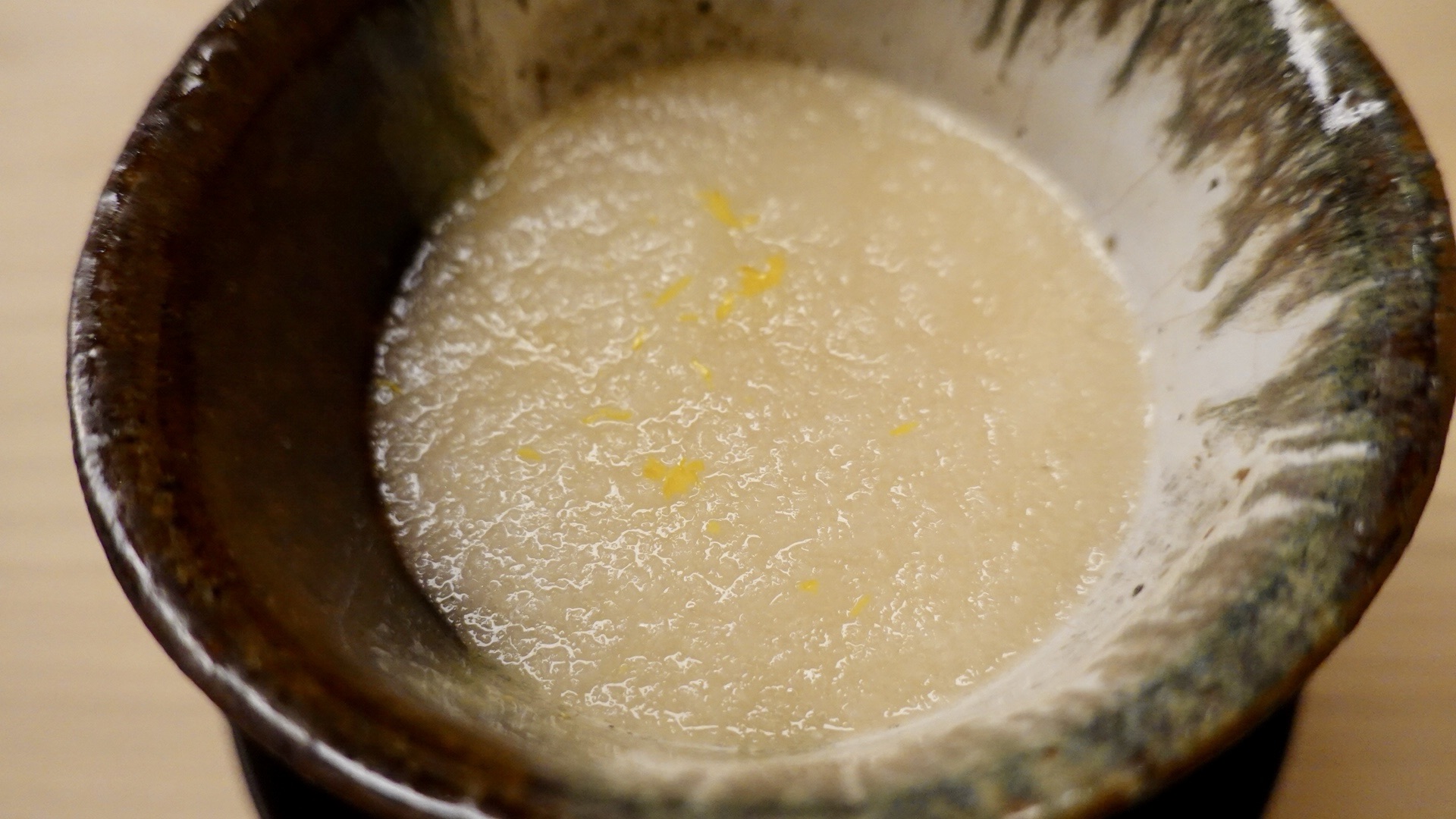 広尾 鮨 陸 太刀魚と聖護院蕪の茶碗蒸し