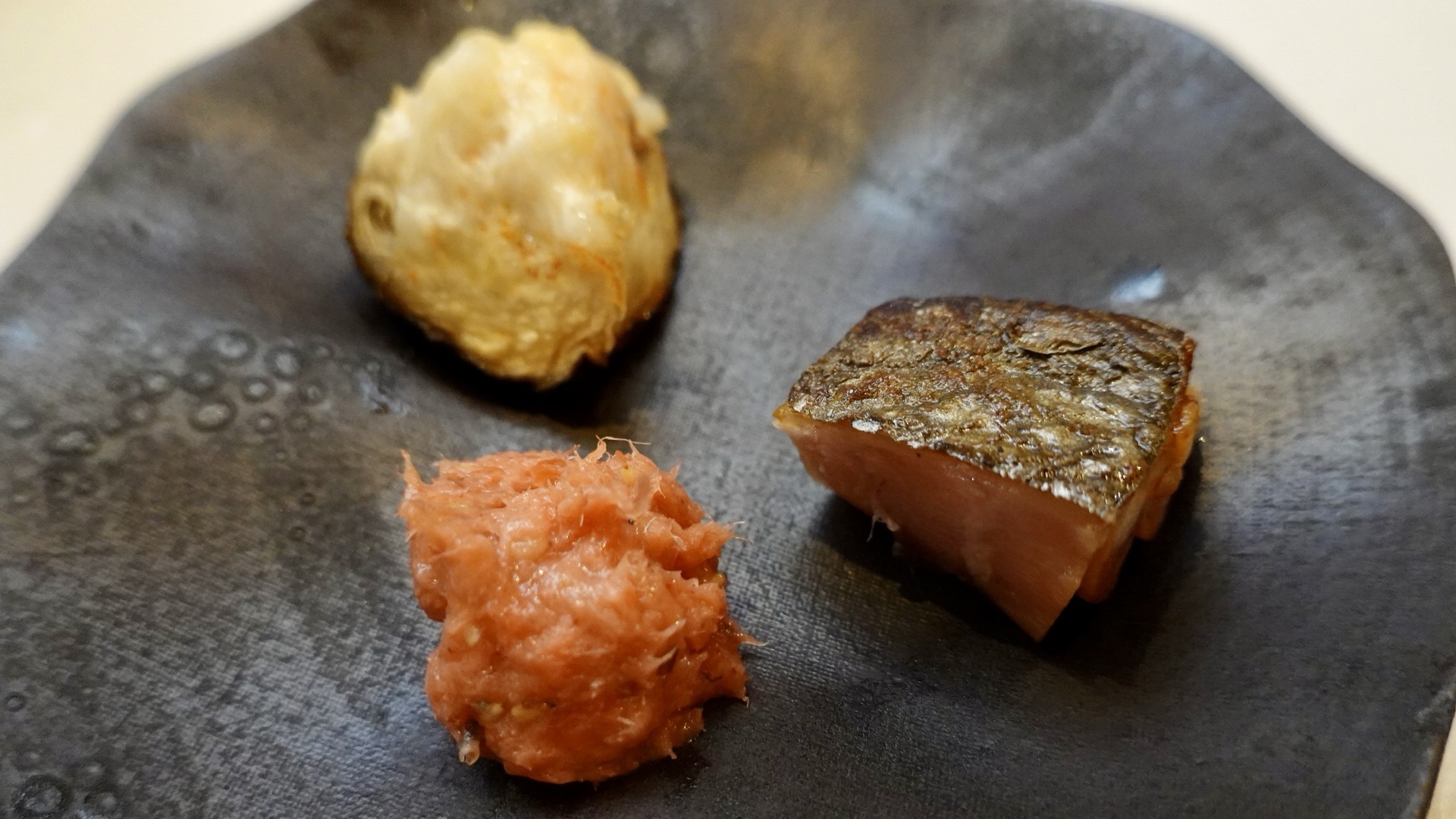 神泉 すし菊地 つまみ3種