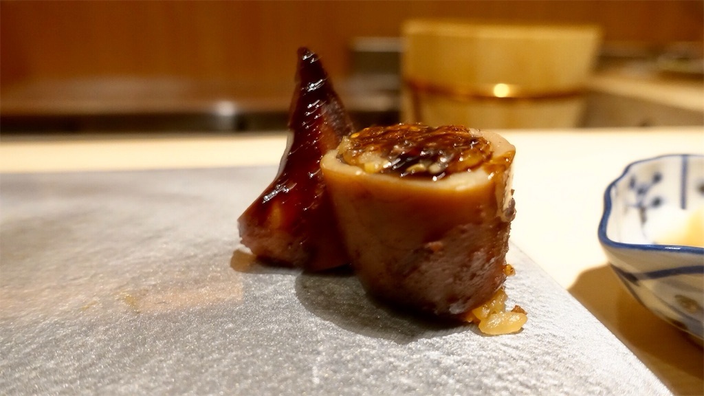 川口市 鮨 猪股 子持ちヤリイカ