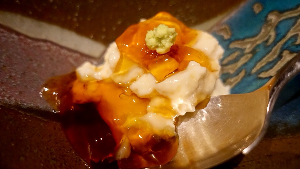 目黒 鉄板焼き やすむら 豆乳豆腐