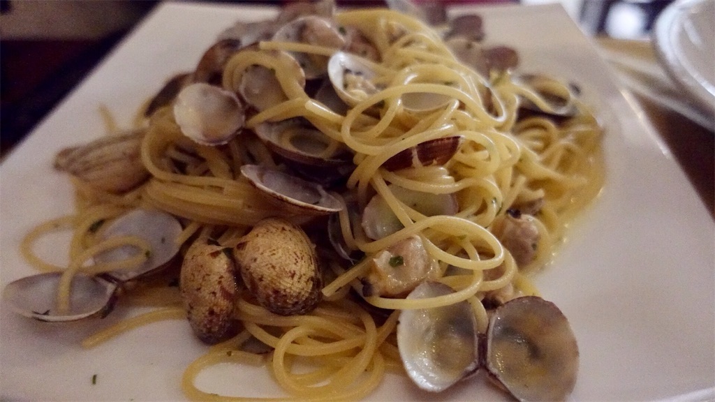 ヴェネツィア Trattoria Da Mimmo ボンゴレスパゲッティ