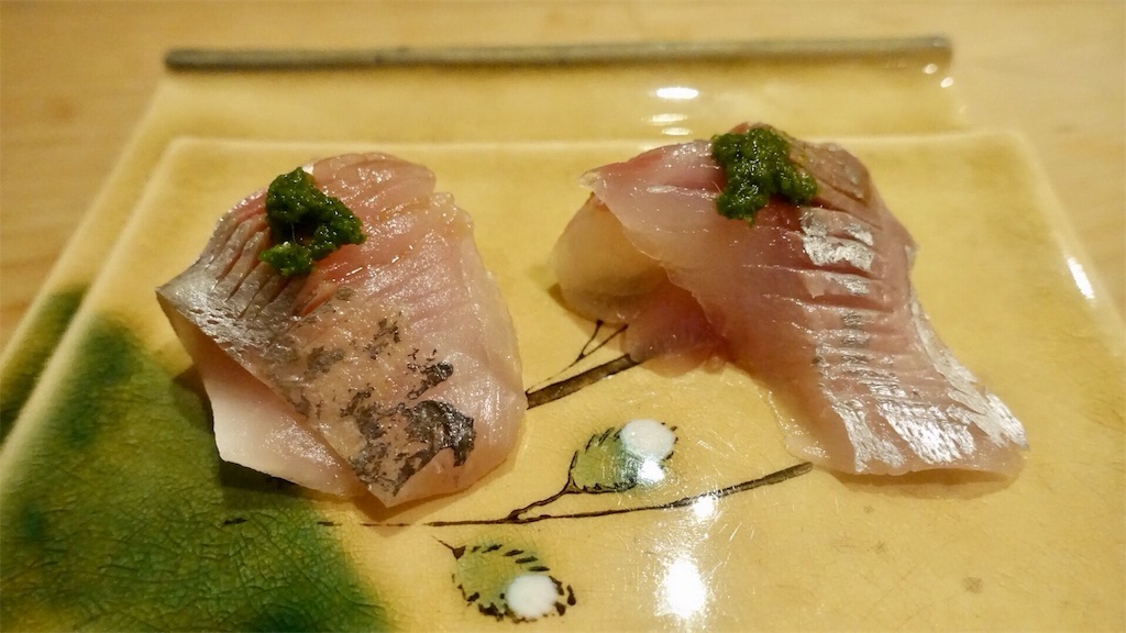 日吉町 鮨 かんざき 鯵