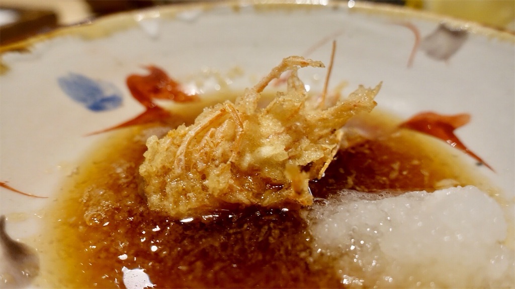 人形町 日本橋 蕎ノ字 海老の頭