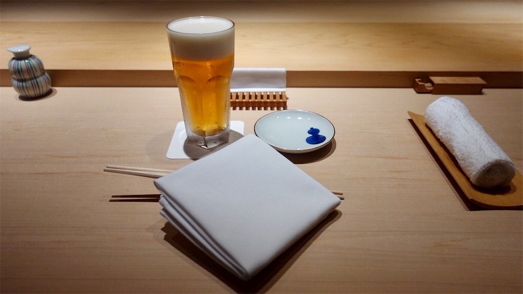 札幌 鮨 一幸 ビール